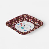 Poker Nacht Plezier Papieren Bordje (Gebogen)