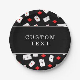 Poker Nacht Spelen Kaart Party Papieren Borden Bordje