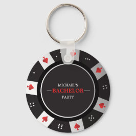 Poker Nacht Verjaardagsfeest Las Vegas Casino Favo Sleutelhanger
