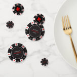 Poker Nacht Verjaardagsfeest Las Vegas Decoratie Confetti<br><div class="desc">Voeg wat plezier en opwinding toe aan je pokeravond vrijgezellenfeest met deze Las Vegas decoratie confetti. De confetti is gevormd als pokerfiches, speelkaarten en de skyline van Las Vegas, wat perfect past bij het casinothema van je feest. Strooi de confetti op tafels, in uitnodigingen, of gebruik het om de vrijgezellen...</div>