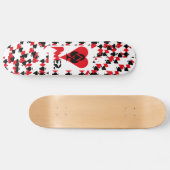 POKER NEW ORIGINAL pixelat by Masanser Persoonlijk Skateboard (Horizontaal)