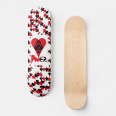 POKER NEW ORIGINAL pixelat by Masanser Persoonlijk Skateboard (Voorkant)