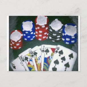 Poker Night Briefkaart