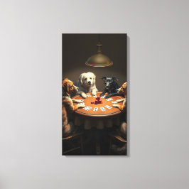 Poker Night Canvas Afdruk