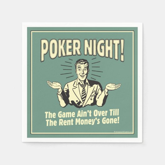 Poker Night! Het spel is nog niet voorbij Servet (Voorkant)