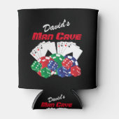 Poker Night in de Man Cave Blikjeskoeler (Voorkant)