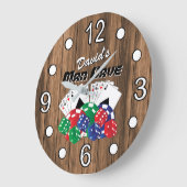 Poker Night in de Man Cave on Wood Grote Klok (Hoek)