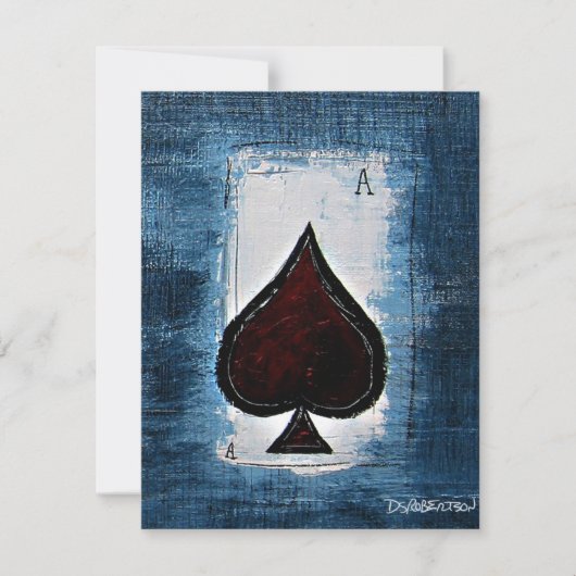 Poker Night Invitation Kaart (Voorkant)