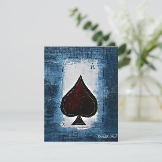 Poker Night Invitation Kaart (Staand voorkant)