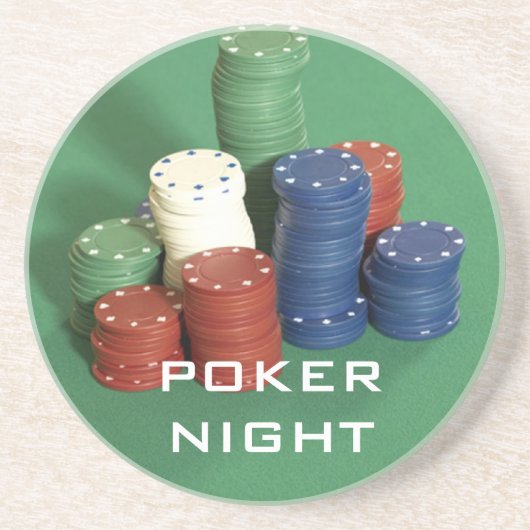 Poker Night onderzetters (Voorkant)