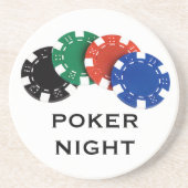 Poker Night onderzetters (Voorkant)