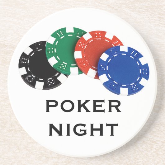 Poker Night onderzetters (Voorkant)