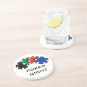 Poker Night onderzetters (Zijkant)