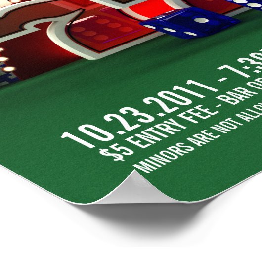 Poker Night - Poster (Hoek)