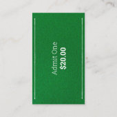 Poker Night-speelkaarten Stapelaar Ticket (Achterkant)