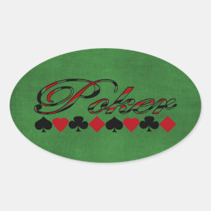 Poker Ovale Sticker