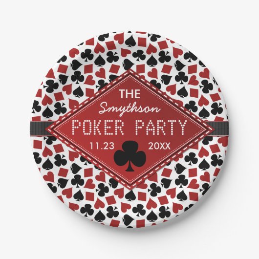  poker Party Casino Papieren Bordje (Voorkant)