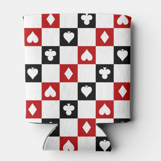 Poker party suit koelbox blikjeskoeler (Achterkant)