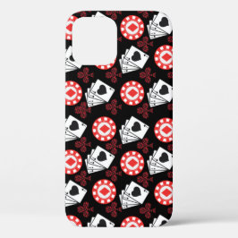 Poker Pattern Aces Crosses die kaarten spelen Tren Case-Mate iPhone Case