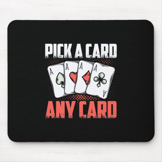 Poker Pick Card Elke kaart Muismat (Voorkant)