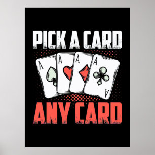Poker Pick Card Elke kaart Poster