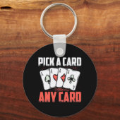 Poker Pick Card Elke kaart Sleutelhanger (Voorkant)