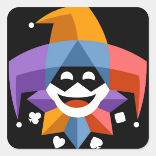 Poker PLAY. pictogramsticker Vierkante Sticker