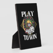 Poker Play to Win Fotoplaat (Zijkant)