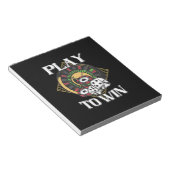 Poker Play to Win Notitieblok (Schuin)
