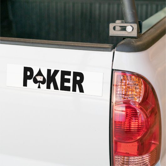 POKER Player-Bumpersticker Bumpersticker (Op Truck)