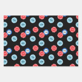 Poker Player Casino Chips Inpakpapier Vel (Voorkant)