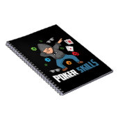 Poker Player Gifts Mannen Texas Holdem Casino Poke Notitieboek (Rechterzijde)