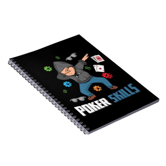 Poker Player Gifts Mannen Texas Holdem Casino Poke Notitieboek (Rechterzijde)