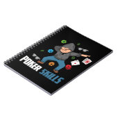 Poker Player Gifts Mannen Texas Holdem Casino Poke Notitieboek (Linkerzijde)
