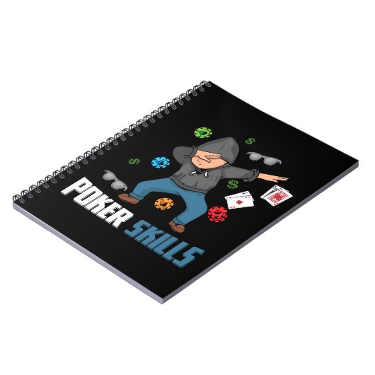 Poker Player Gifts Mannen Texas Holdem Casino Poke Notitieboek (Linkerzijde)