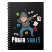 Poker Player Gifts Mannen Texas Holdem Casino Poke Notitieboek (Voorkant)