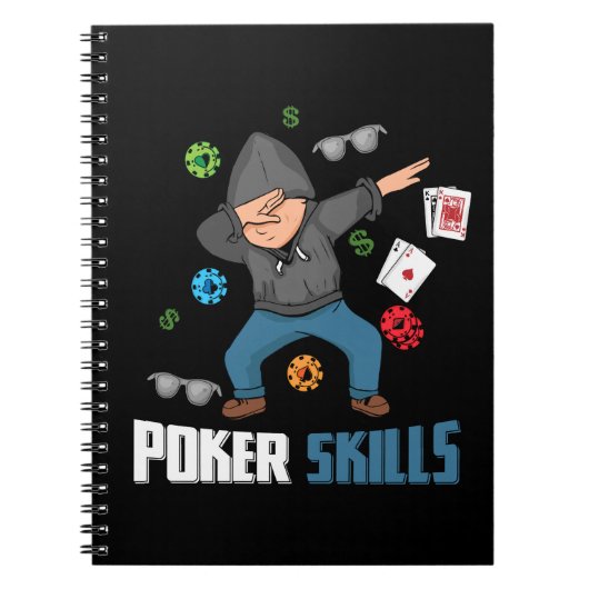 Poker Player Gifts Mannen Texas Holdem Casino Poke Notitieboek (Voorkant)