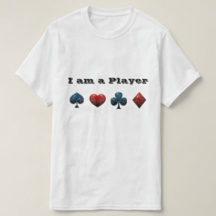 Poker Player Kaart Shark T-shirt