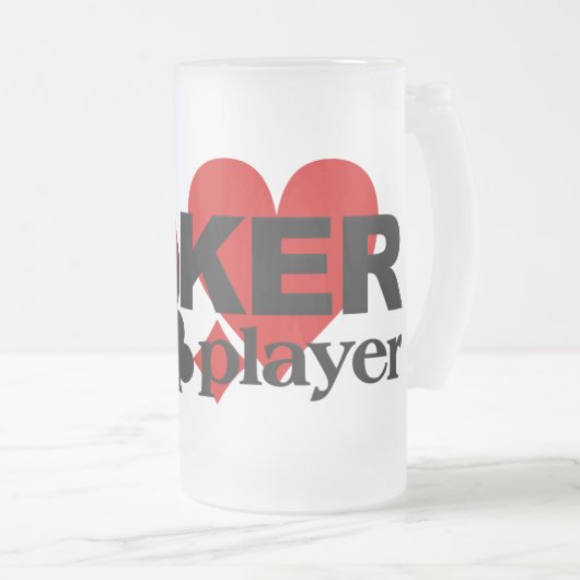 Poker Player mok (Voorkant rechts)