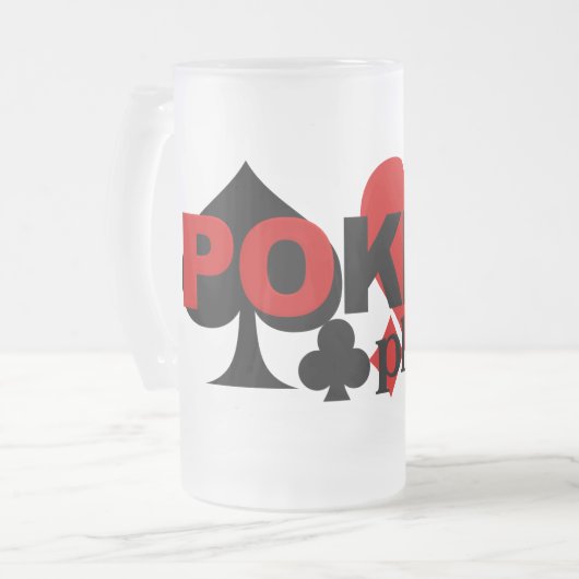 Poker Player mok (Voorkant links)