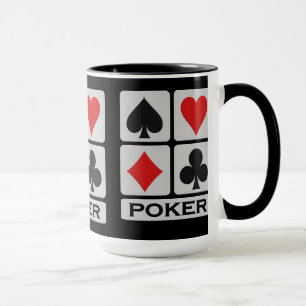 Poker Player mok - kies stijl & kleur