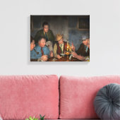 Poker - Pokerface 1939 Canvas Afdruk (Insitu (Woonkamer))