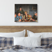 Poker - Pokerface 1939 Canvas Afdruk (Insitu (Slaapkamer))