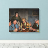 Poker - Pokerface 1939 Canvas Afdruk (Insitu (Houten vloer))