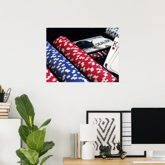 Poker Poster (Thuiskantoor)