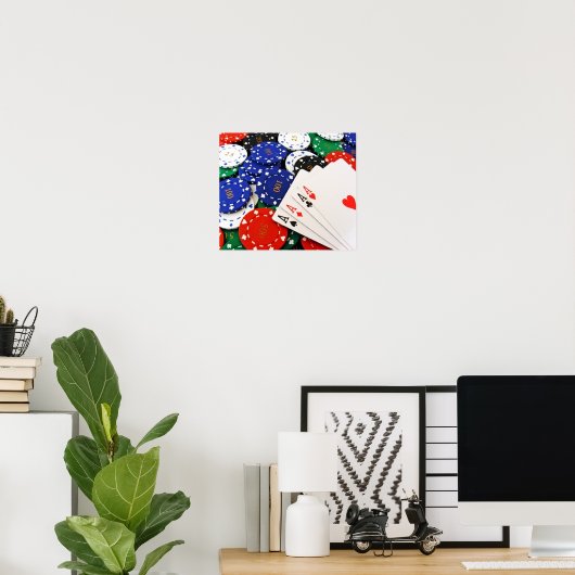 Poker Poster (Thuiskantoor)