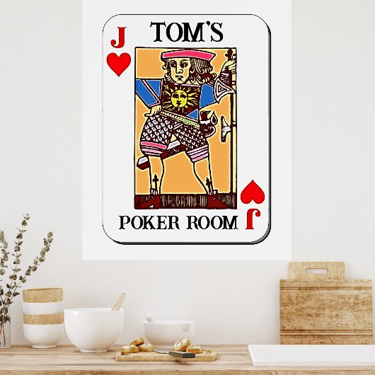 Poker Poster -  - Hartenboer (Keuken)