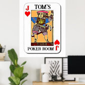 Poker Poster -  - Hartenboer (Thuiskantoor)
