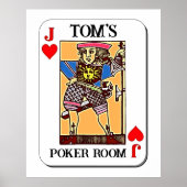 Poker Poster -  - Hartenboer (Voorkant)