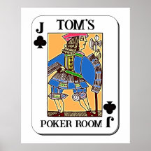 Poker Poster -  - Jack of Clubs